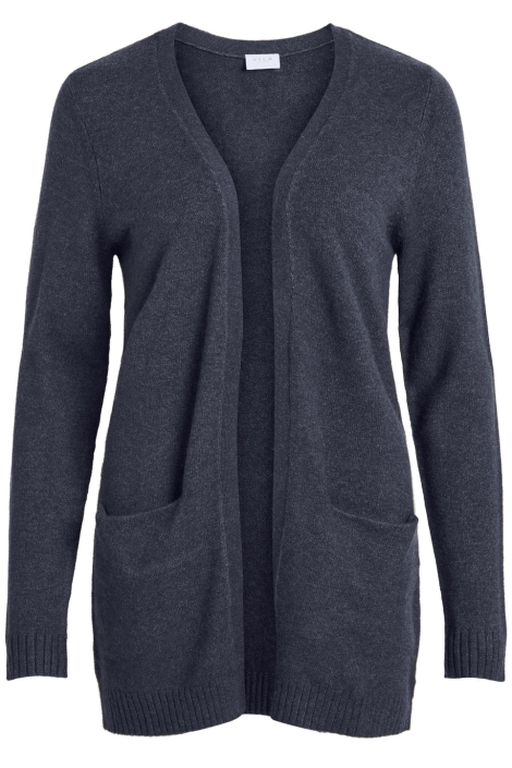 Vila viril open l/s knit cardigan - noos